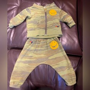 AVIATOR NATION kids 2 piece sweatsuit
